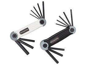 Mp001007bw Michaelpro 840113501328 Hex Key Allen Wrench Set Black / White