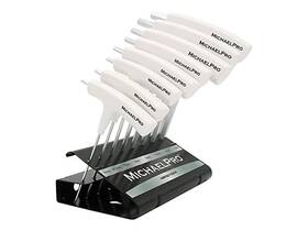Mp001044w Michaelpro 8-piece T-handle Ball End Allen Wrench Set White Metric
