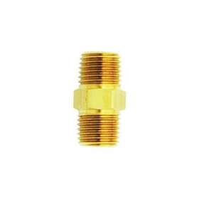 S-646 Milton Industries Male Hex Nipple Brass Fitting - 2 Pack S646