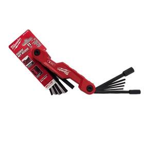 262061-24232374 Milwaukee 48-22-2180 11-key Electricians Folding Hex Key Set - Sae