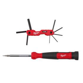 Milwaukee 313099234288 Folding Metric Hex Key Set 8-piece With 4-in-1 Precision Multi-bit Screwdriver