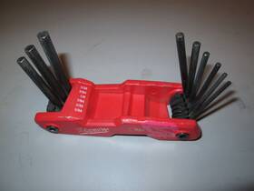 48-22-2181 Milwaukee Hex Key Set Used