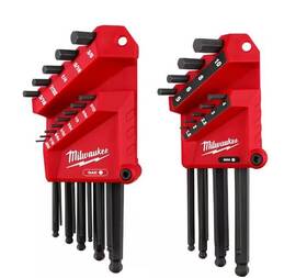 48-22-2187 Milwaukee 22-key Ball End L-key Set - Sae/metric