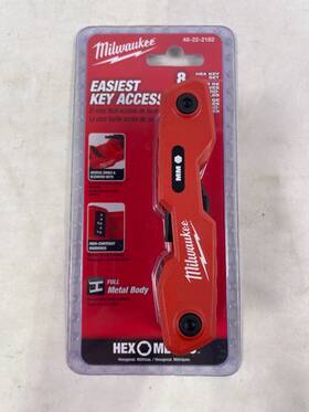 48-22-2182 Milwaukee 48222182 8-key Folding Hex Key Set