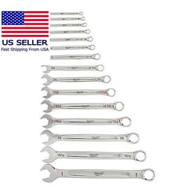 Mlw48-22-9415 Milwaukee Milwaukees Electric Tools Combination Wrench Set - Sae Grey