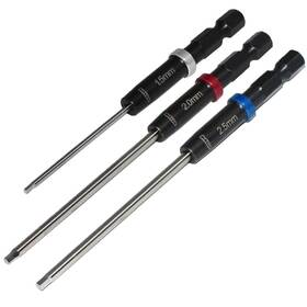 Mip 691545096124 Metric 3 Pack 1.5mm 2.0mm 2.5mm Speed T 1/4 Inch Drive Bits Hex Allen Driver Wrench