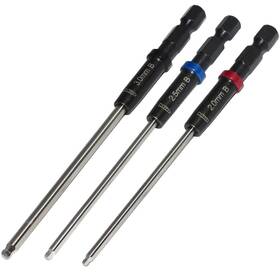 Mip 691545096162 Speed Tip 1/4 Drive Bits Hex Allen Driver Wrench Set Gen 2 Ball End Metric