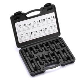 B08r8sqd4k Mixpower 16-piece Locking Lug Nut Master Key Set Of Spline Star And Hex Style