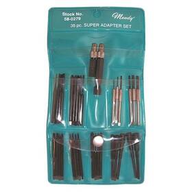 58-0279 Moody Tool Super Adapter Set 1/4 Inch Hex Drives 35pc