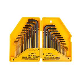 Km-ela-0030 Mount 30pcs Premium Hex Key Allen Wrench Set Precise Kitrust And Corrosion Res