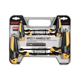 Km-erb-w008 Mount 9pcs T-handle Torx Key Set Professional Star Wrenches With Ergonom