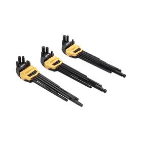 Km-hbx-h027 Mount 27-pcs Extra Long Arm Hex Key Set With Ball End Professional Wrenches Cr-v