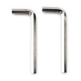 Musiclily 194296015401 Basic Metric 5mm Steel Guitar Truss Rod Allen Key Hex Wrench Nickel Set Of 2