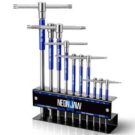 Neonjaw Njw-2-t1 10pcs T-handle Torx Allen Key Wrench Set T55 T50 T45 T40 T30 T27 T25 T20 T15