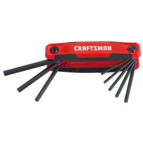 Cmht26006 New Craftsman Folding Sae Hex Key Set 9 Piece #