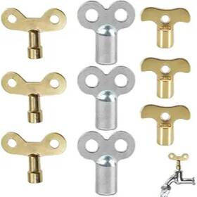 Nobrand 320997624356 9 Pack Radiator Valve Keys Set Bleeding Air Key Bleeder Radiato