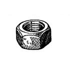Nuts.25-20 Wef-4001 W E Sales 4001 Hex In Plated