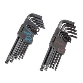 24248 Oemtools 26 Piece Sae And Metric Hex Key Set With Allen Wrench Organizer Cases