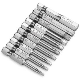 Oeream 631089666858 Vakogal 10piece Hex Wrench Set 1/4 Inch Quick Release Made From Solid S2 Steel W