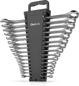 1090 Olsa Tools Portable Wrench Organizer 15-slot Holder