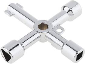 Origlam 313055331327 4-way Key Multi-functional Utilities Plumbing Wrench Plumber