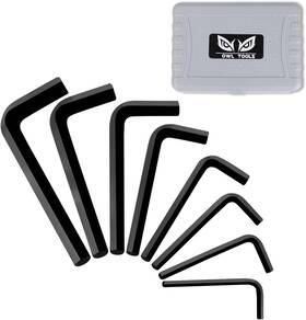 Owl Tools 445023261299 Jumbo Allen Wrench Set 8 Pack - Extra Large Hex Key Sizes 1/4 5/16 3/8 Owl Tools 445023261299 Jumbo Allen Wrench Set 8 Pack - Extra Large Hex Key Sizes 1/4 5/16 3/8