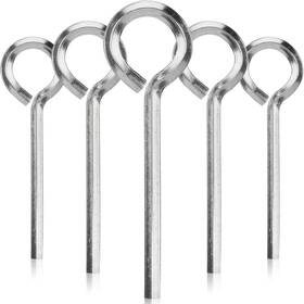 Pagow 754691476520 5 Pack 5/32 Inch Standard Hex Dogging Key With Full Loop Metal Allen Wrench D