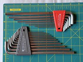 214z.h-12 Pb Swiss Tools Long Hex Key L Wrench 2 Sets Metric And Inch 211.h-8