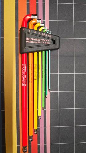 2222.lh-6 Pb Swiss Tools Rb L-wrenches Set 90 100 7 Pc