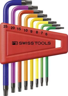 6-25rbcn Pb Swiss Tools 410h/6-25rbcn Rainbow Torx Key L-wrenches 410.h 6-25 Rb Cn 100% Made 8-piece C
