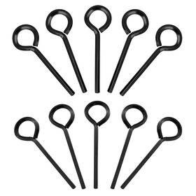 Sxlsd01 Pengjinyu 10 Pcs Black Standard Hex Dogging Key With Full Loop 5 1/8ftft /5 5/32ft
