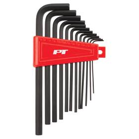 B0076etpwc Performance Tool W1393 12pc Sae Long Hex Key Set Black - Professional Grade All