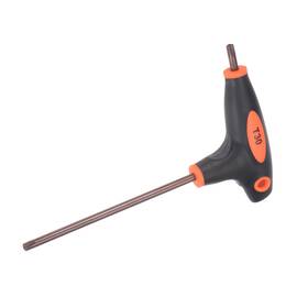 Peroup 617662831660 T30 Anti Tamper Proof Torx Key For Repair T-handle Dual End Wrench S2 Steel