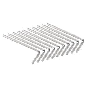 Peroup 619668143112 10 Pcs 2.5mm L Shaped Hex Key Wrench Repairing Tool Cr-v