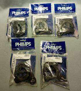 17-180 Philips Lot Of 5 Phillips Qwik-clamp