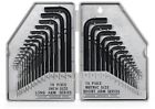 Piece Black Grey Shop Office Technician Mechanic Generic Wrench Set 30 Pc Metric Sae 035 Up To 3 8 Mm Size Allen Toolbox Garage Home 0752190560405