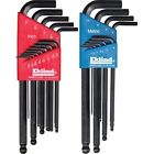 13222 Piece Tool Metric Ball Standard Keys Eklind 22 Set Hex
