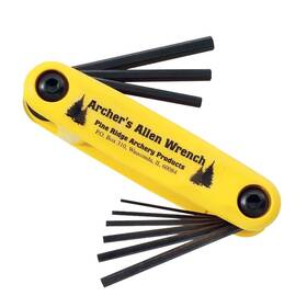 Pine Ridge 011859025199 Archery Archers Allen Wrench Set And Holster Combo Kit Yellow