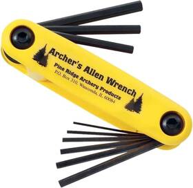 Pine Ridge 796793184354 Archery Allen Wrench Set Xl Universal Multi Foldable Repairi