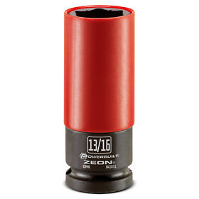 941431m Powerbuilt 13/16 In. Zeon Lug Nut Socket Set For Damaged Nuts