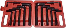 Professional Ez Travel Collection 702785554753 Extra Large Allen Wrench Jumbo Automotive Hex Key Set Sae And Metric