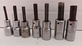 4990a Proto Hex Drivers #4990a - Lot Of 7 Standard Measurement Various Sizes