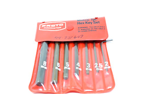 4975 Proto Professional Tools No Metric 7 Piece Hex Key Set In Sleeve Usa