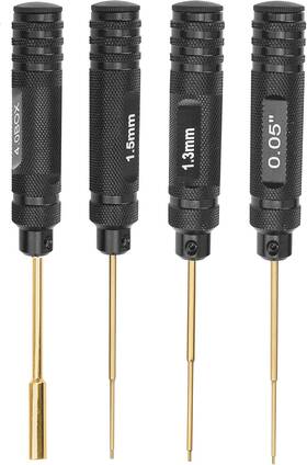 Xz484 Proxxi H0.05ftft 1.3mm 1.5mm 4.0mm Box Handle Allen Hex Screwdrivers Screw Driver Tool K