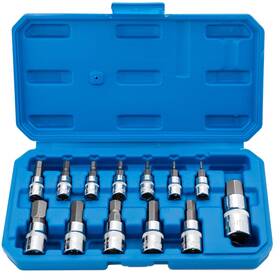 L1922h Qnkaa Hex Bit Socket Set Premium S2 Alloy Steel 13-piece Metric 2mm - 14mm Allen