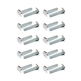 Qtb1008 T-slot Bolts 1/4 -20 Thread Size T-bolt 1.5 Inch Long 20 Pack