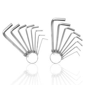 643679 Quilax 16 Pcs Allan Wrench Sets Stainless Steel 8 In 1 Small Allen Set 2