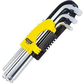 R-deer 722367278815 9 Piece Long Arm Ball End Hex Key Set Rdeer Industrial Level Metric Allen Wrenc