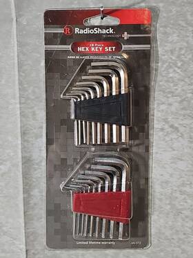 64-072 Radioshack 18-piece Hex Key Set 64-072. Rare New Old Stock