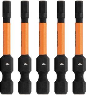 Railer 810055682249 Hex 4mm Impact Driver Bit - Allen Wrench Drill Bits. 1/4